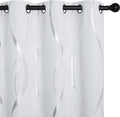 NICETOWN Greyish White Room Darkening Curtain Panels by NICETOWN