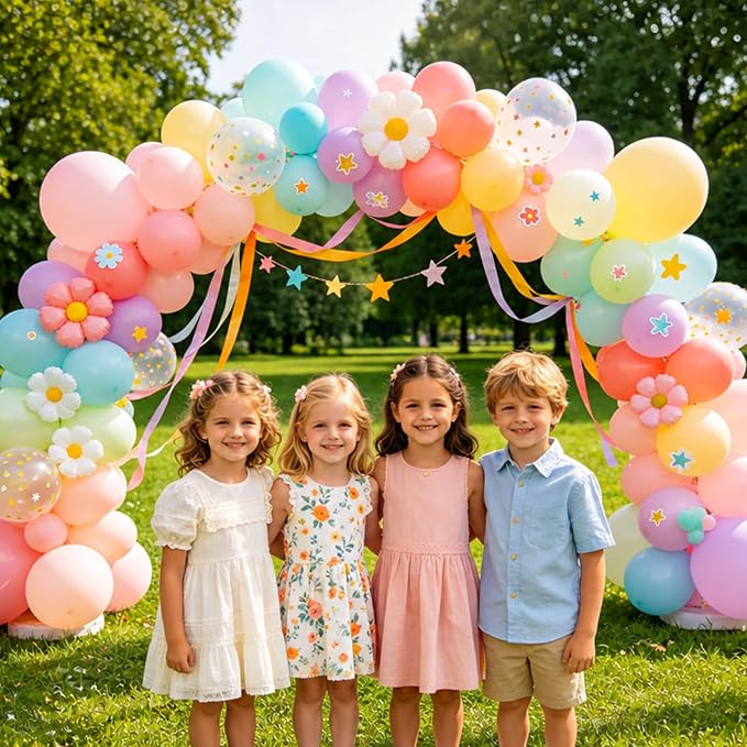 18 Inch Pastel Balloons 12 Pack Big Thick Latex Rainbow Large Multicolor Round - Image 6
