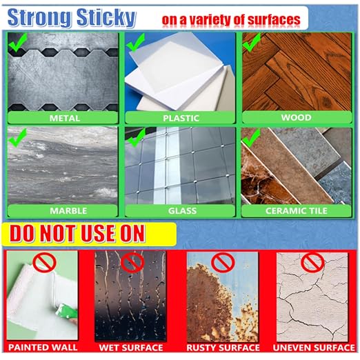 240 Pcs Sticky Tack, Double Sided Sticky Dot, No Trace Poster Adhesive Putty - Image 7