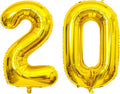 Gold Number Balloons Birthday Balloons by United-UnicornsParty