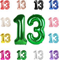 Green Number 13 Balloon 40 Inch by IWERP