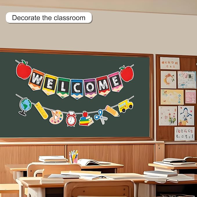 Welcome Back to School Banner Set Classroom Decor First Day Back to School - Image 6