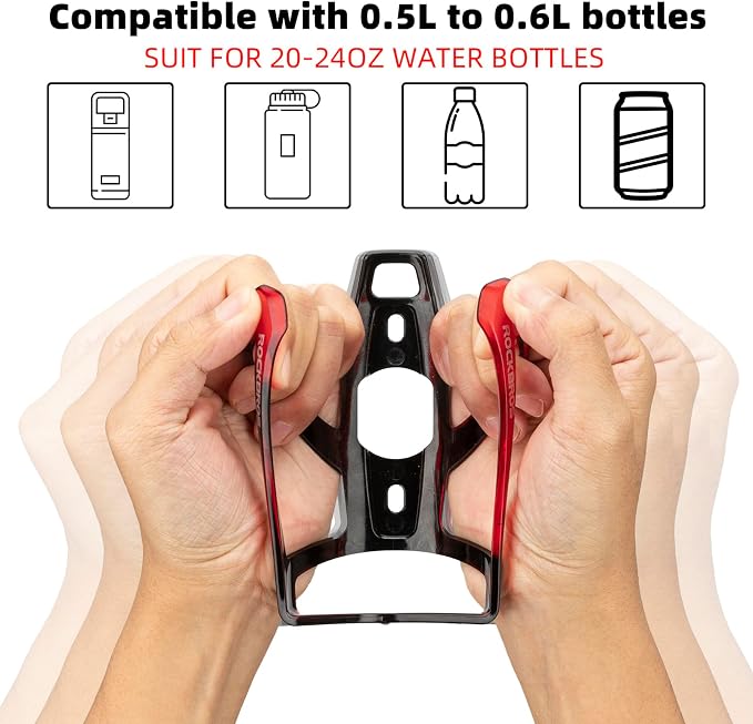 ROCKBROS Bike Water Bottle Holder Ultra-Light Bicycle Bottle Cages - Image 5