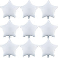 white Star Shape Foil Balloon by MEPDNGN