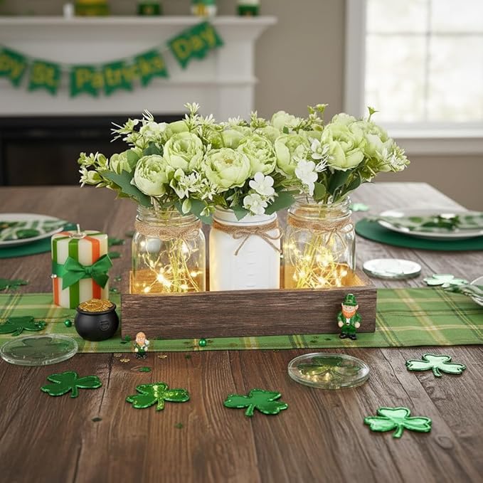 Mkono Mason Jar Lights Centerpieces - Image 4