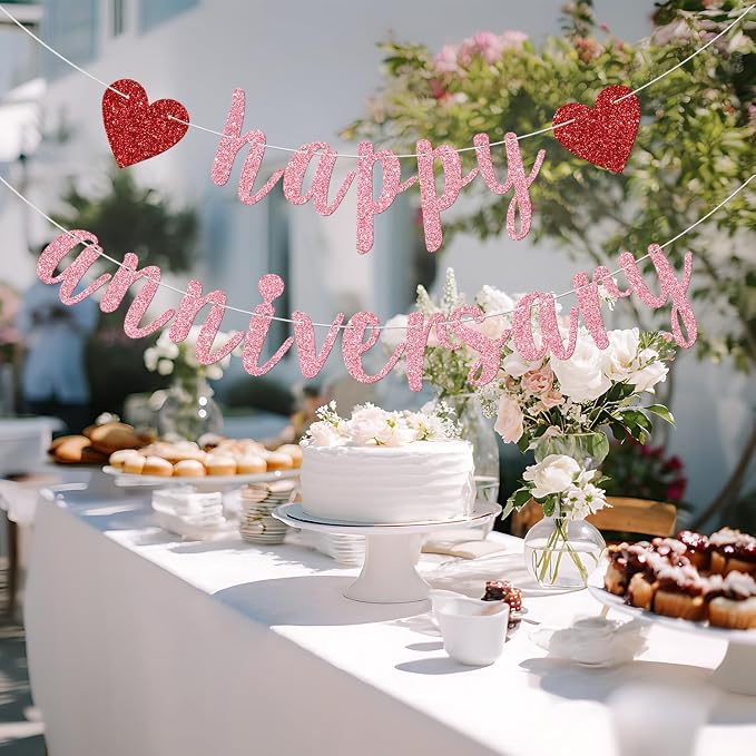 Happy Anniversary Banner, Anniversary Party Decorations, We Still Do, Happy - Image 4