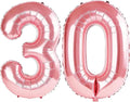 40 Inch Number 30 Balloons for 30th Birthday Party Decorations, 0-100 Jewelry by FOBELEC