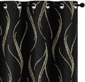 Yakamok Black Blackout Curtains by Yakamok