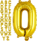 Gold Letter O Balloons, 40 Inch Large Foil Letter Balloons, Custom Phrase by YOTHORN
