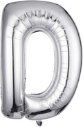 Single Aluminum Hanging Foil Film Silver Letter Balloons D 40 Inch | by FFNIU