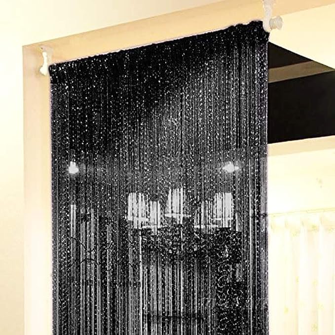 Home Decor Sequin Curtain for Doorway, Door String Curtains, 39x79 inch Hanging by LBttnny