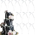 Ephlyn 30Pcs Bow Cupcake Toppers Valentine's Bowknot Ribbons Coquette Bow High by Ephlyn
