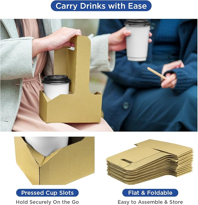 Karat Paperboard Drink Carrier - Image 4