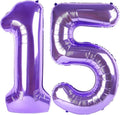 Numbers 14 Balloon 40Inch Purple Balloons by Argthjy