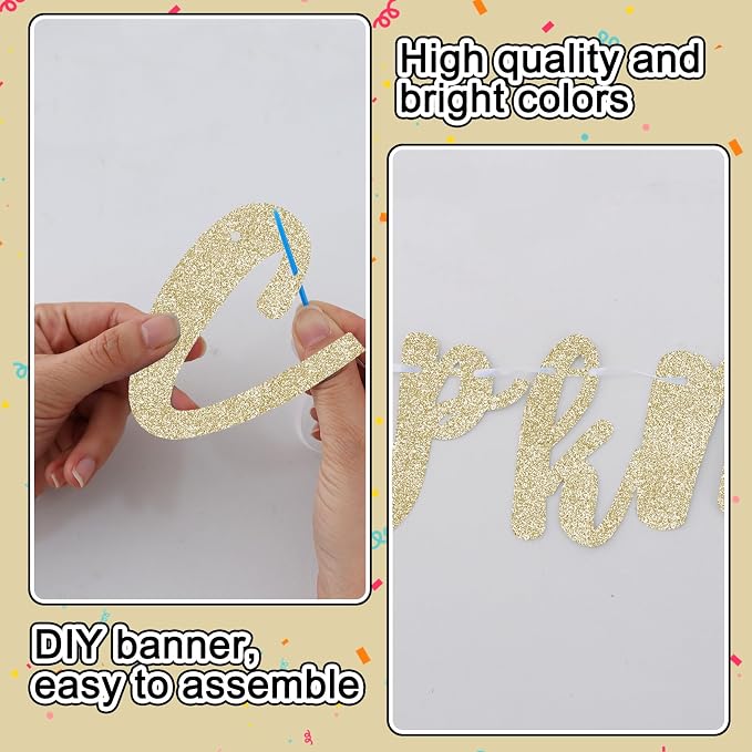 BEISHIDA 116 PCS A-Z DIY Letter Banner Kit Make Your Own Banner，Including 111 - Image 3