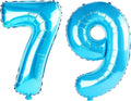 40 Inch Number 79 Balloons for 79th Birthday Party Decorations, 0-100 Jewelry by FOBELEC