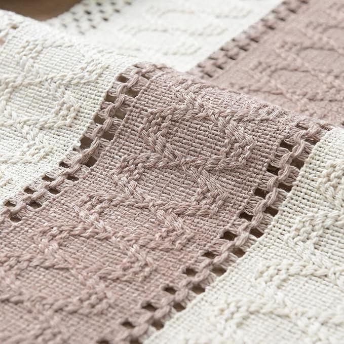Artoid Mode Pink Farmhouse Rustic Table Runner 12x120 Inch | Seasonal Holiday - Image 6