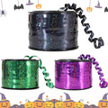 BEISHIDA 3 Pack 100 Yards Black Green Purple Halloween Curling Ribbon Balloon by Beishida