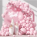 Awenztech 122pcs Light Pink Balloon Arch Kit, 18 12 10 5 inch Pastel Pink Latex by Awenztech