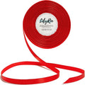 Red Ribbon 1/4 Inches 36 Yards Satin Roll Perfect by LilyRin