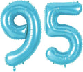 Number 95 Balloons for 95th Birthday Party Decorations, 0-100 Large No.95 by Joycard