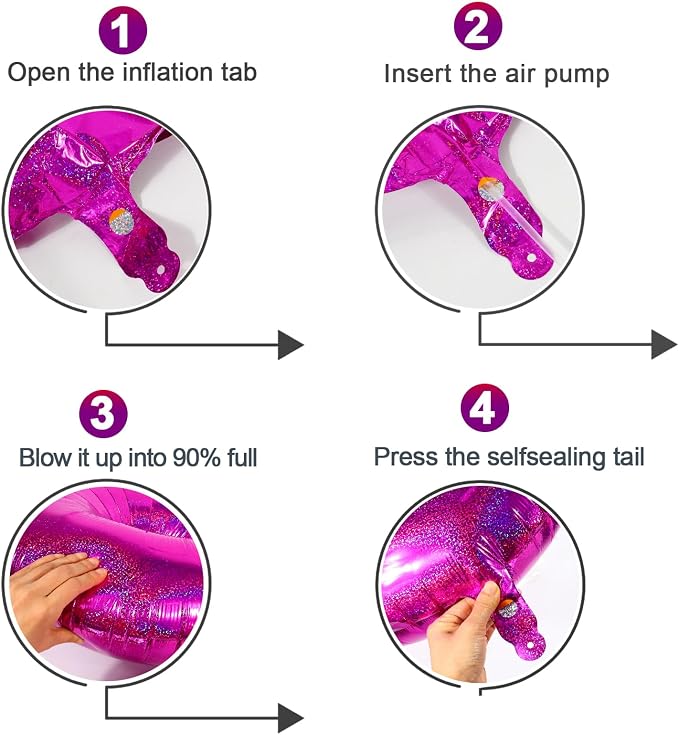 Laser Hot Pink 2 Balloon - Image 6