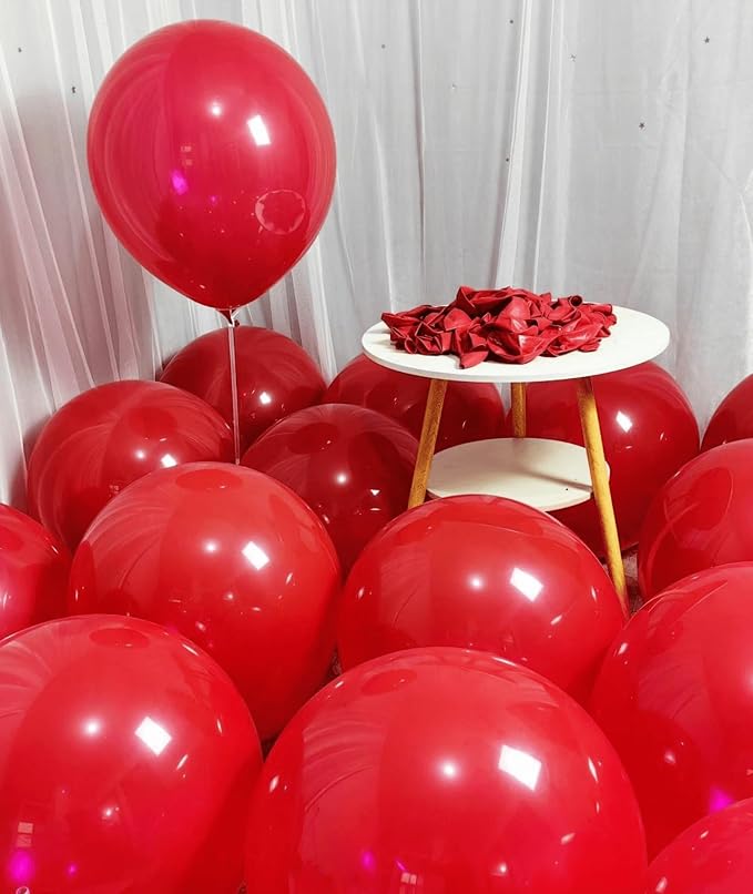 90 Pack Red Balloons 18 inch Red Latex Party big Balloon Bulk - Image 6