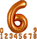 TONIFUL 40 Inch Orange Large Numbers Balloon 0-9 Birthday Party Decorations by TONIFUL