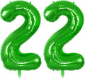 Number 22 Balloons for 22nd Birthday Party Decorations, 0-100 Large No.22 by Joycard