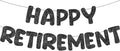Fulmoon Pre Strung Happy Retirement Banner Glitter Retirement Sign Funny by Fulmoon