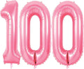 Number 100 Balloons for 100th Birthday Party Decorations, 0-100 Large No.100 by Joycard