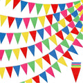 RUBFAC 1020ft 720pcs Colorful Pennant Banner Flags | Multicolor bunting string by RUBFAC