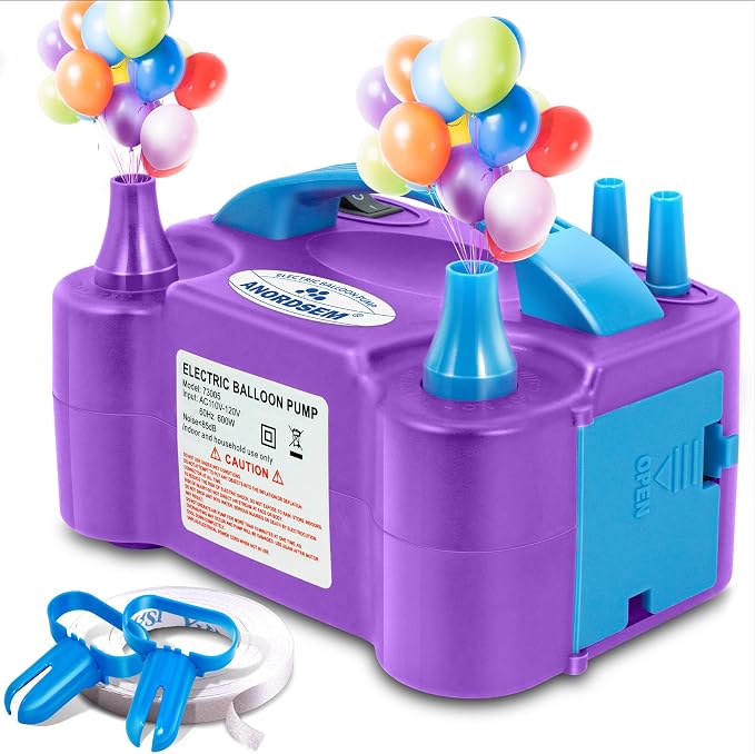 Anordsem Electric Balloon Air Pump: Polypropylene Plastic Case by Anordsem