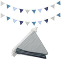 Oudain 2 Pcs Pennant Banner Flags Nursery Garland Triangle Bunting Flags by Oudain
