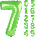 40 Inch Number 7 Balloons for 7th Birthday Party Decorations, 0-100 Fruit Green by FOBELEC