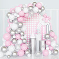 Pink Balloons Garland Kit, Birthday Party, Anniversary Decorations by PATYDECRO