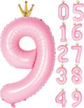 Giant Light Pink Number 9 Balloon by GifloonOfficial