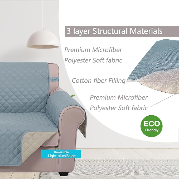 U-NICE HOME Loveseat Sofa Cover - Image 4