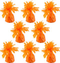 8 Pcs Orange Metallic Balloon Weights Holder Anchors Balloon Holder Weights by ZCYSRLQIN