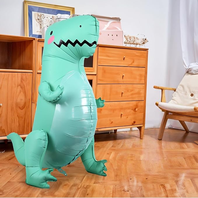 43" Large 3D Dinosaur Balloon for Party Decorations, Cute Giant Self Standing - Image 4
