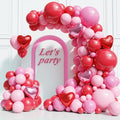 Red and Pink Valentine's Day Balloons Arch Kit Garland by NOTHOME
