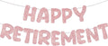 Fulmoon Pre Strung Happy Retirement Banner Glitter Retirement Sign Funny by Fulmoon