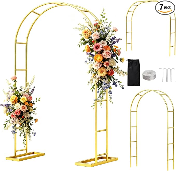 WellSign Wedding Arch 6.6FTx3.5FT Garden Trellis by WellSign