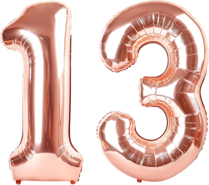Rose Gold 13 Balloon by IWERP