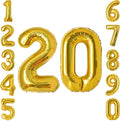 Gold Number 20 Balloon 40 Inch, Shiny Foil Decor by Unknown