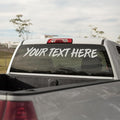 VulgrCo Custom Windshield Decal - Design Your Own Windshield Banner or Custom Window Decals for Cars, Trucks, SUVs - Durable Vinyl Windshield Stickers