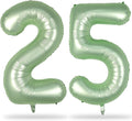 25th Birthday Balloons Sage Green by Lingqiang