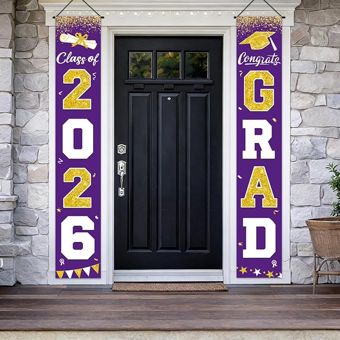Graduation Decorations 2026 Porch Banner, Graduation Banner Class of 2026 - Image 5