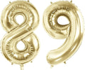 Number 89 Balloons for 89th Birthday Party Decorations, 40 Inch 0-100 by Joycard