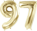 Number 97 Balloons for 97th Birthday Party Decorations, 40 Inch 0-100 by Joycard
